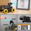 4WD TurboPi Mecanum Wheel Motor Robot Car for Starters Open Source Programmable Robot Car DIY Kit for Raspberry Pi 4B 8GB Camera