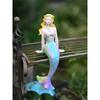 Fish Tank Landscaping Mermaid Garden Terrace Garden Decoration Desktop Home Resin Ornament Pool Balcony Decoration