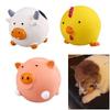 1PC Toy for Dogs Puppy Screaming Rubber Chicken Pig Cow Toy for Dogs Latex Squeak Squeaker Chew Training Pet Products