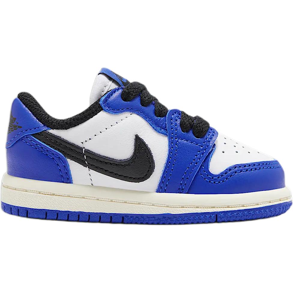 Air Jordan 1 Retro Low OG TD Game Royal Baby Sneakers Blue White Black FQ5435-140