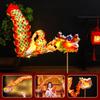 Handmade Handheld Dragon Lantern Traditional LED Lantern Toys  Festival Party Supplies