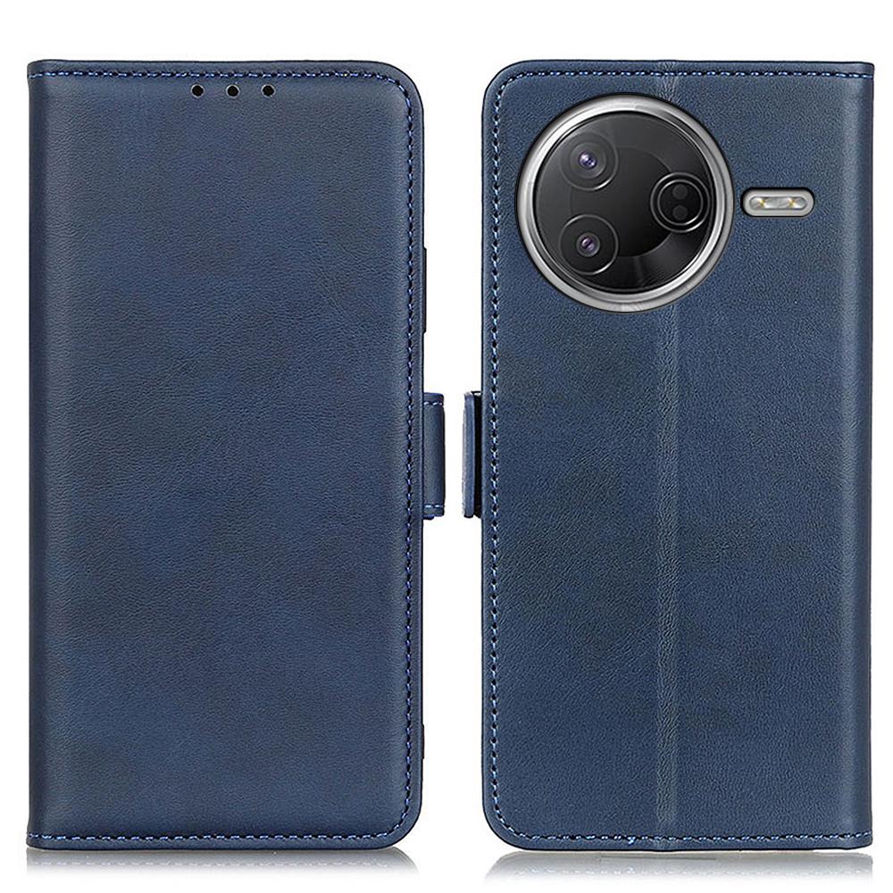 Чехол из искусственной кожи для Xiaomi Poco F7 Pro 5G/F7 Ultra 5G/Redmi K80 Pro 5G/K80 5G с подставкой, текстура коровьей кожи, чехол для телефона