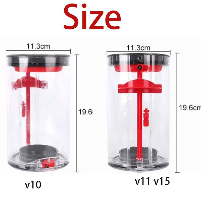 Dust Bin for Dyson V10 SV12 V11 V15 SV14 SV15 SV22 Vacuum Cleaner Parts Dust Bin Base Lid Top fixed sealing ring Accessories