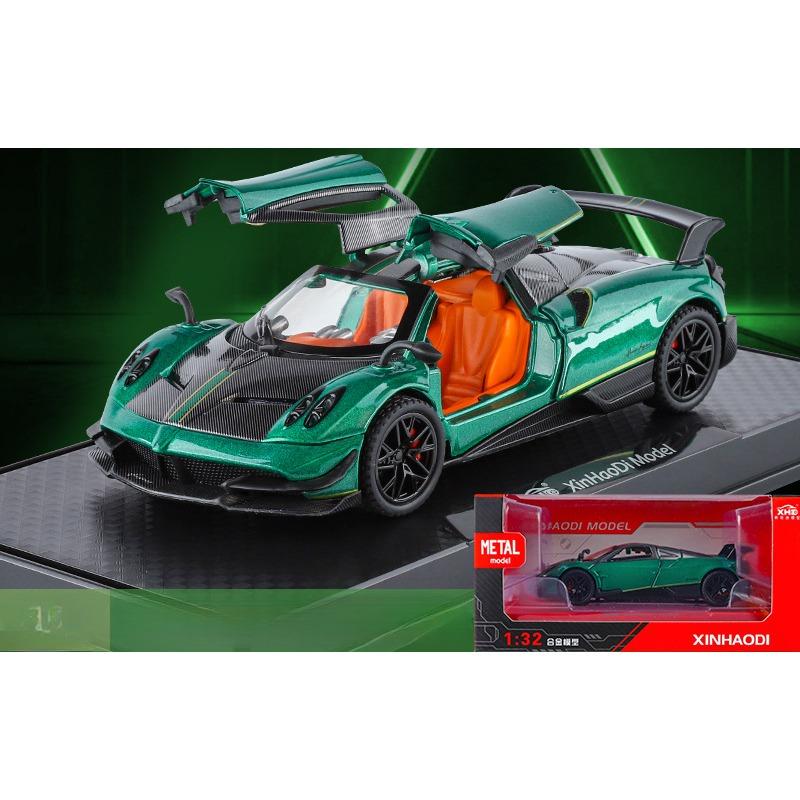 Pagani Huayra 1/32 литая спортивная модель автомобиля со звуком и светом, коллекционная игрушечная гоночная машина
