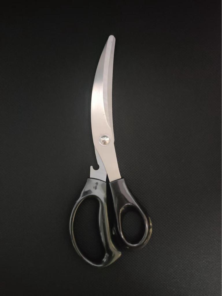 Korean Style Multifunctional Stainless Steel Barbecue Scissors for Kitchen and Steak/Chicken Chopping