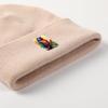Colored Parrot Print Knit Cap Beanie, Animal Skullies Beanies Fit Stretchable Headwear Headwear Knitted Hat Beanie