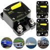 Car Audio Circuit Breaker with Manual Reset DC 12-48V 60/100/200A Marine Circuit Breaker Auto Boat Push Button Circuit Breaker