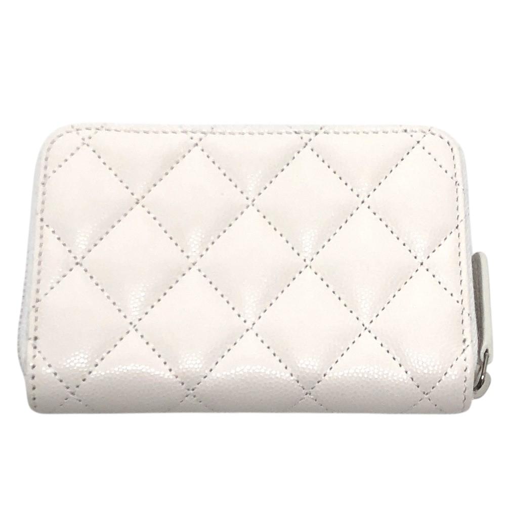 Chanel AP3728 Звезда CC Марка Круглая монетница Компактный кошелек Неиспользованный