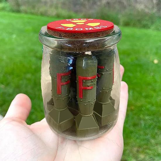 F-Bombs Jar Resin Craft F Управляемые ракеты Настольная фигурка Статуя Скульптура Забавное украшение для домашнего офиса Стол для мужчин Подарок на день рождения