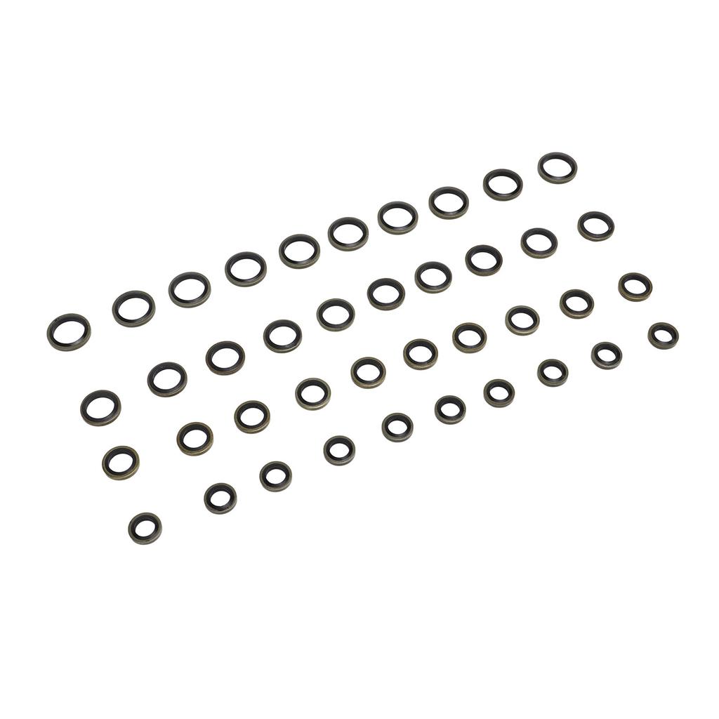 40 шт. Медные уплотнительные шайбы для болта банжо 3918188 8 мм 10 мм 12 мм 14 мм Уплотнения топливной магистрали Пластинчатые шайбы