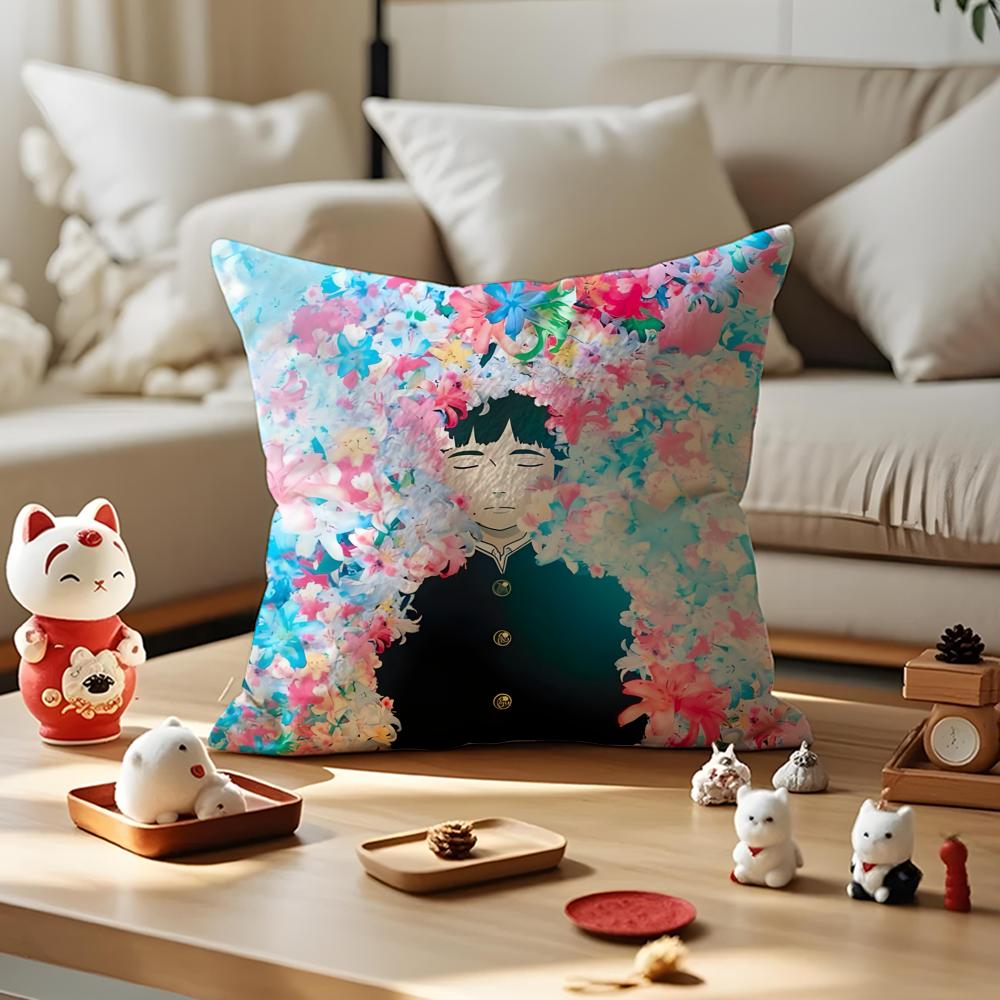Movie Colorful Cushion Cover Antidustmite Pillowcase Invisible Zipper Silky Short Plush Sofa Cushion Cover