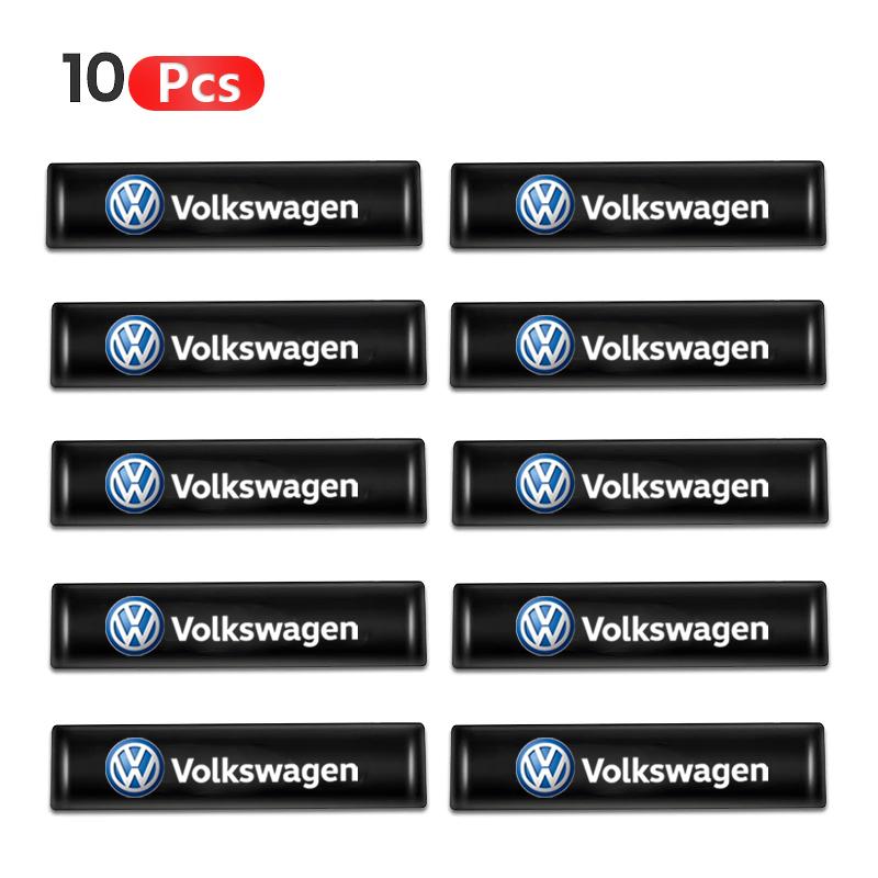 3D Epoxy Car Interior Exterior Decoration Sticker For VW Golf Polo Tiguan Touran Jetta Passat CC T5 GTI Scirocco Magotan T-Cross zf3