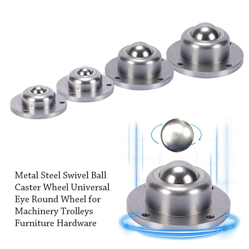 Strong Load-Bearing Carbon Steel Eye Round Wheel Steel Swivel Ball Mini Swivel Wheels Caster Wheel