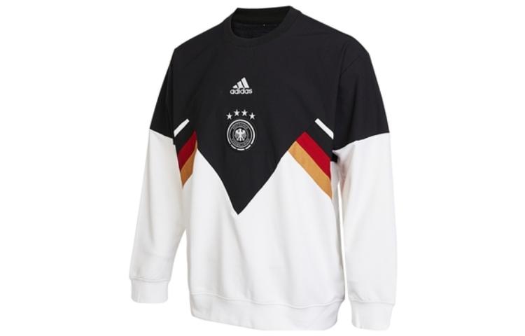adidas Германия Икона Свитшот для футбола с круглым вырезом Черный HF4064