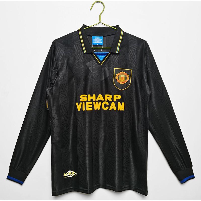 Manchester United Retro Soccer Jersey 2000-01 Beckham No.7 Scholes Ronaldo 2019-20 Home Away Goalkeeper Short Long Sleeve
