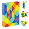 HAMILO Snake Cube 3D Puzzle, Kids Toy, Stress Relief, 48 Pieces