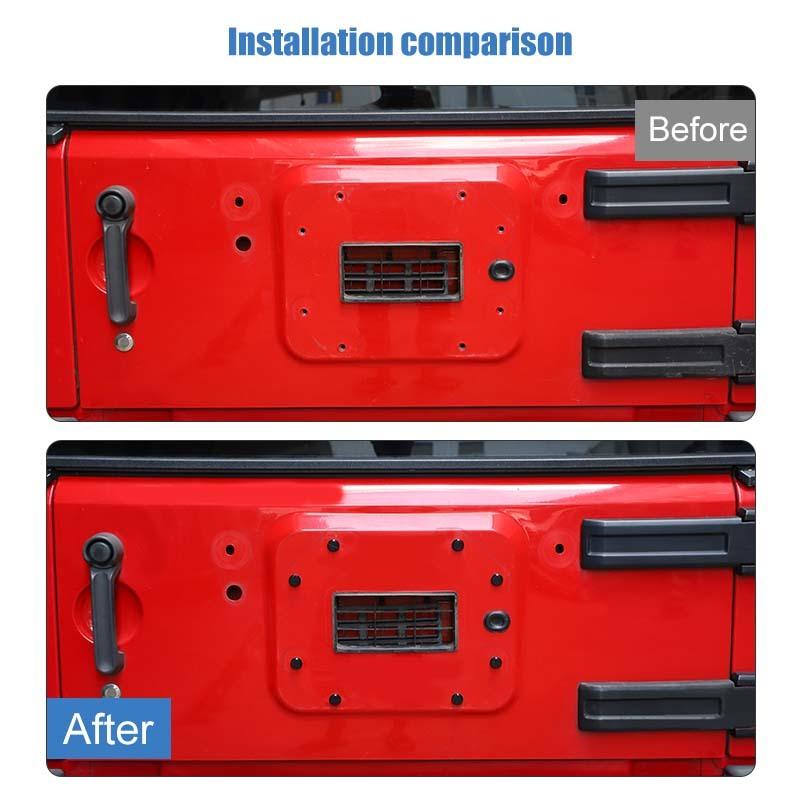 Car Spare Tire Bracket Hole Decorative Screws For Jeep Wrangler JK For Jeep JL For Ford Bronco Exterior Accessories