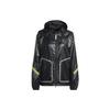 X Stella McCartney Logo Print Hooded Zip Jacket Women Jackets Black Yellow HI6053