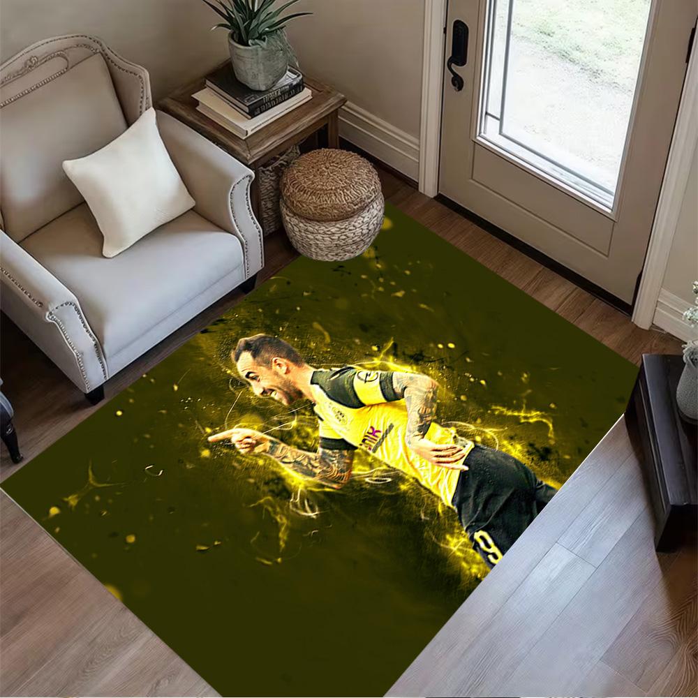 Player Celebrates Victory Moment Floor Mat Perfect for Living Rooms Outdoor Dormitory Kitchen Anti-slip Rug Decorate Offices