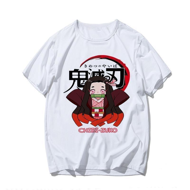 Клинок, рассекающий демонов Камадо Тандзиро Забавный Пародийный Аниме Периферийный Футболка с Коротким Рукавом Повседневная Одежда Комплект для Родителей и Детей Лето