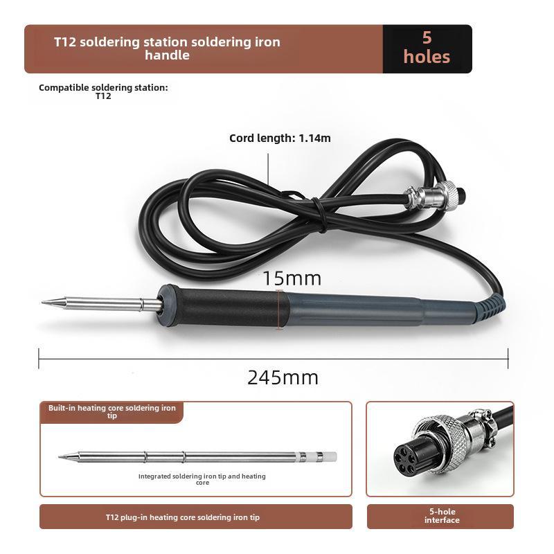 936 Ручка паяльной станции с регулируемой температурой и металлическим нагревательным сердечником 1321/1322