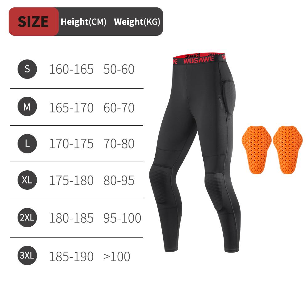 WOSAWE Summer Motorcycle Casual Pants Soft Pads Tights Men's Motocross Off-Road Pants Mountain Bike Cycling Moto Pants