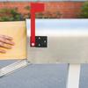 Универсальный красный почтовый флаг, уличный металлический почтовый флаг с двухсторонней клейкой лентой, почтовый флаг для замены большинства моделей почтовых ящиков