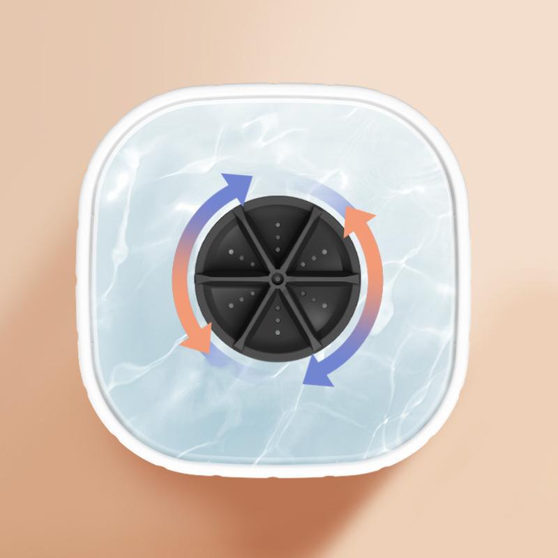 Мини-стиральная машина с прямым и обратным вращением, портативная стиральная машина с автоматическим отключением питания, турбо-стиральная машина