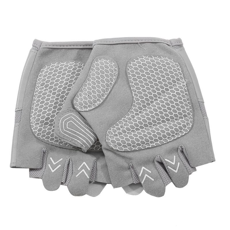 Женские спортивные нескользящие перчатки для тренировок летние солнцезащитные износостойкие перчатки для фитнеса с полупальцами