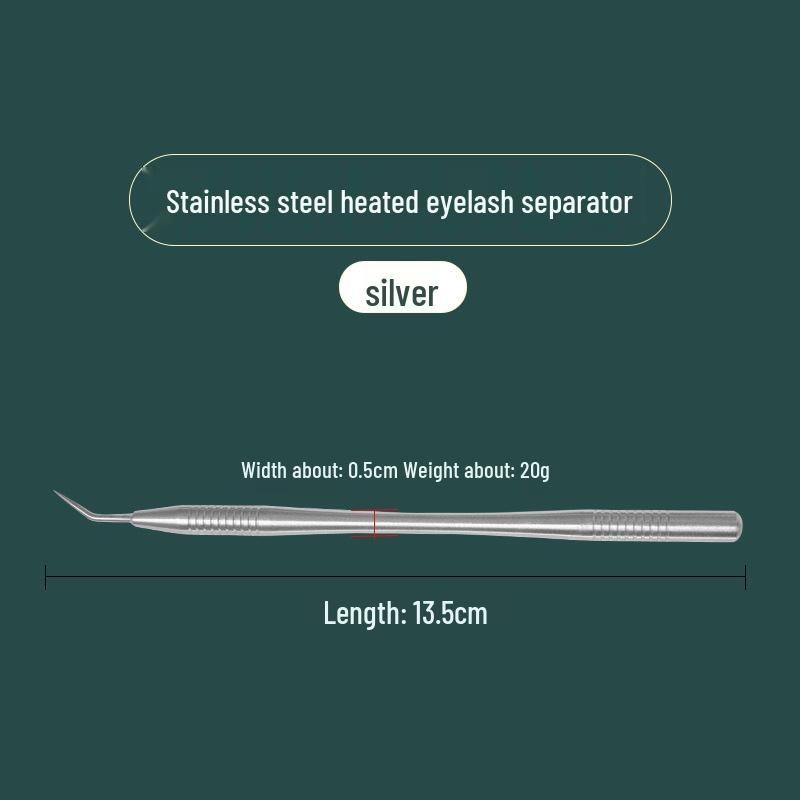 Двусторонняя нержавеющая сталь Инструмент для ресниц и бровей: Расчесывайте, завивайте и придавайте форму с точностью