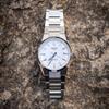 Casio Мужские механические автоматические часы Edifice EFK-110D-7AJF с сапфировым стеклом, белые