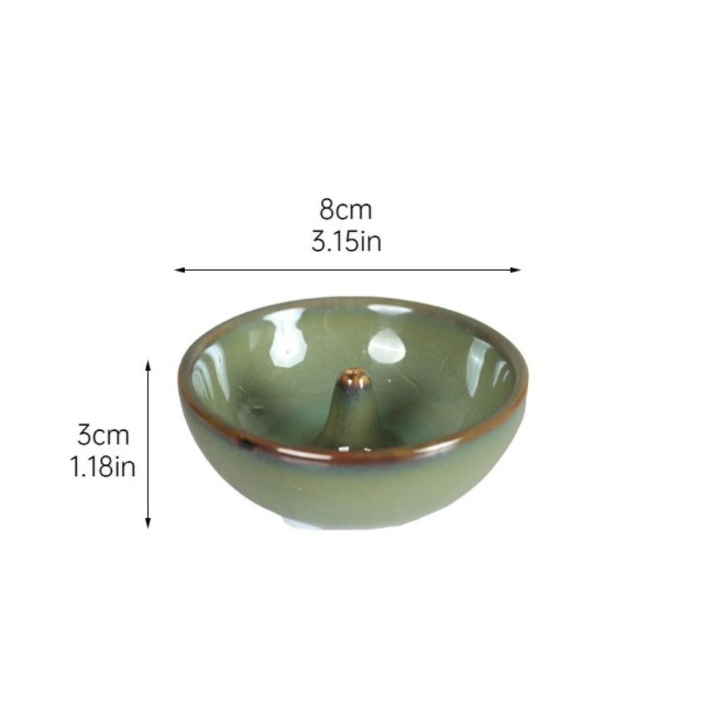 Zen Style Incense Stick Burner Round Agarwood Tray Spiritual Practice Incense Holder  Yoga