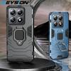 KEYSION Противоударный защитный чехол для Xiaomi 14T Pro 5G Мягкий силиконовый + PC Ring Stand Holder Задняя крышка телефона для Xiaomi 14T 5G 14TPro