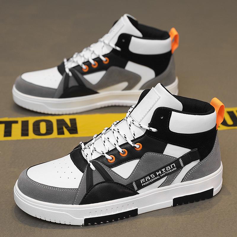 Новые мужские классические модные высокие толстые подошвы для скейтбординга удобные мягкие баскетбольные кроссовки