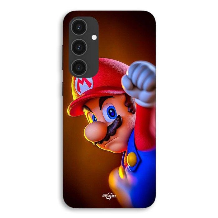 Coque de téléphone - MANIACASE - Samsung Galaxy S25 Plus - Silicone TPU - Super Mario - Souple