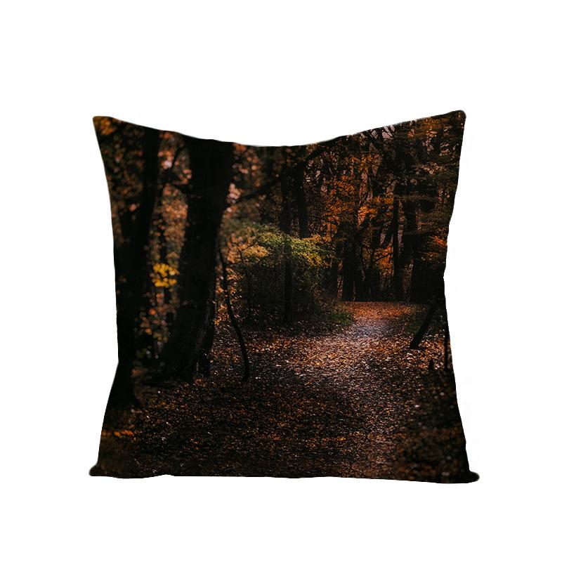 Дом Тропическое Растение Зеленые Листья Полиэстер Наволочка Дом Скандинавский Стиль Подушка Подушка для Талии Наволочка