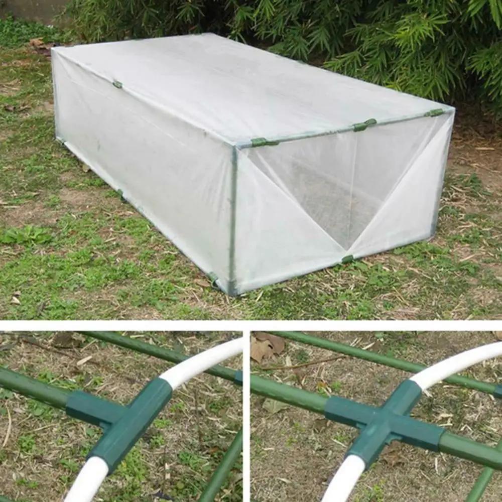 2 шт. 11 мм/16 мм 3-сторонние 4-сторонние 5-сторонние садовые колышки для растений пластиковые окантовочные угловые соединительные аксессуары соединители для рам теплиц