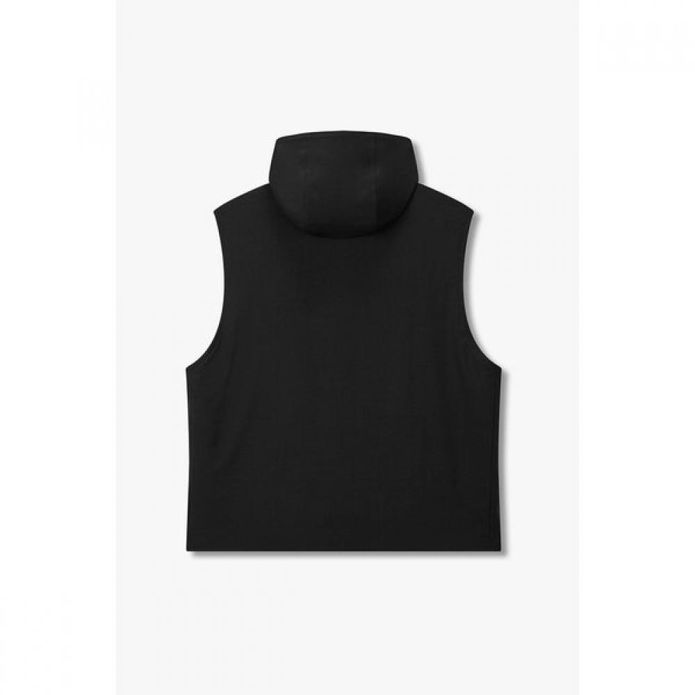Emporio Armani Men S Wool canvaS Hooded veSt A516110007