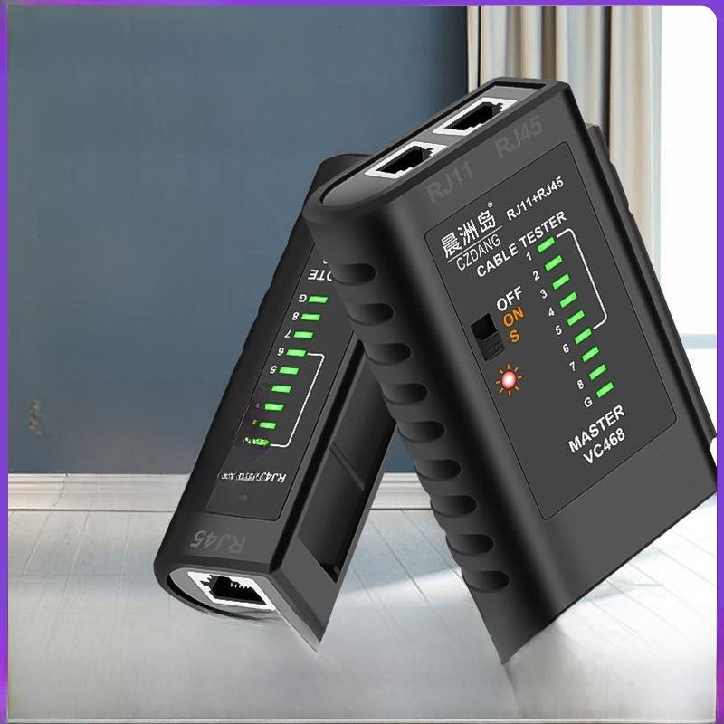 Multifunctional Network Cable Tester, Wire Tracker, Ethernet Cable Tester for RJ45/RJ11, Phone Line Continuity Tester