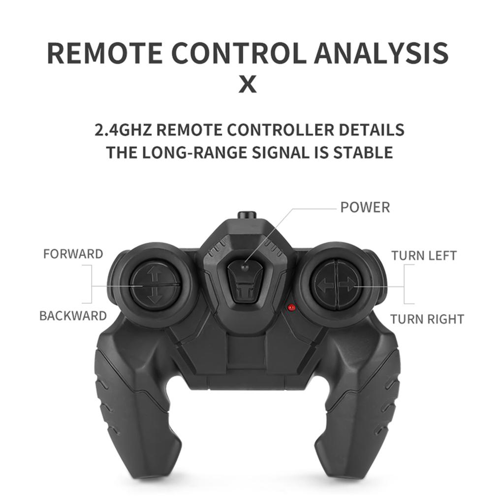 Remote Control Car, Waterproof 8 Wheel Drive 2.4G Remote Control Armored Vehicle Amphibious Off