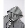 Men's Fall Winter Pullover Hoodie, Long Sleeve Adjustable Drawstring Hooded Sweatshirt with Button Detail, Casual Sports Tops