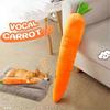 Pet Toy Chew Resistant Cat Dog Toy Self-Entertainment Sound Simulation Extra Large Carrot Fake Fruit Toy