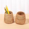 Коробка для домашнего декора Органайзер для кухонной утвари Корзина для хранения всякой всячины Трубка для палочек для еды Контейнер для ручек из ротанга