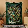 Custom Name Personalized Teenage Ninja Turtles Print Blanket, Home Decor, Bedroom, Sofa, Camping, Couch, Gifts for Birthday Christmas