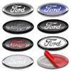 Car Sticker Ford New 2025 Hot 1Pc 17.5cm Car Front Rear Emblem Badge Trunk Hood Decal Sticker For Ford Edge Escape Fiesta Transi