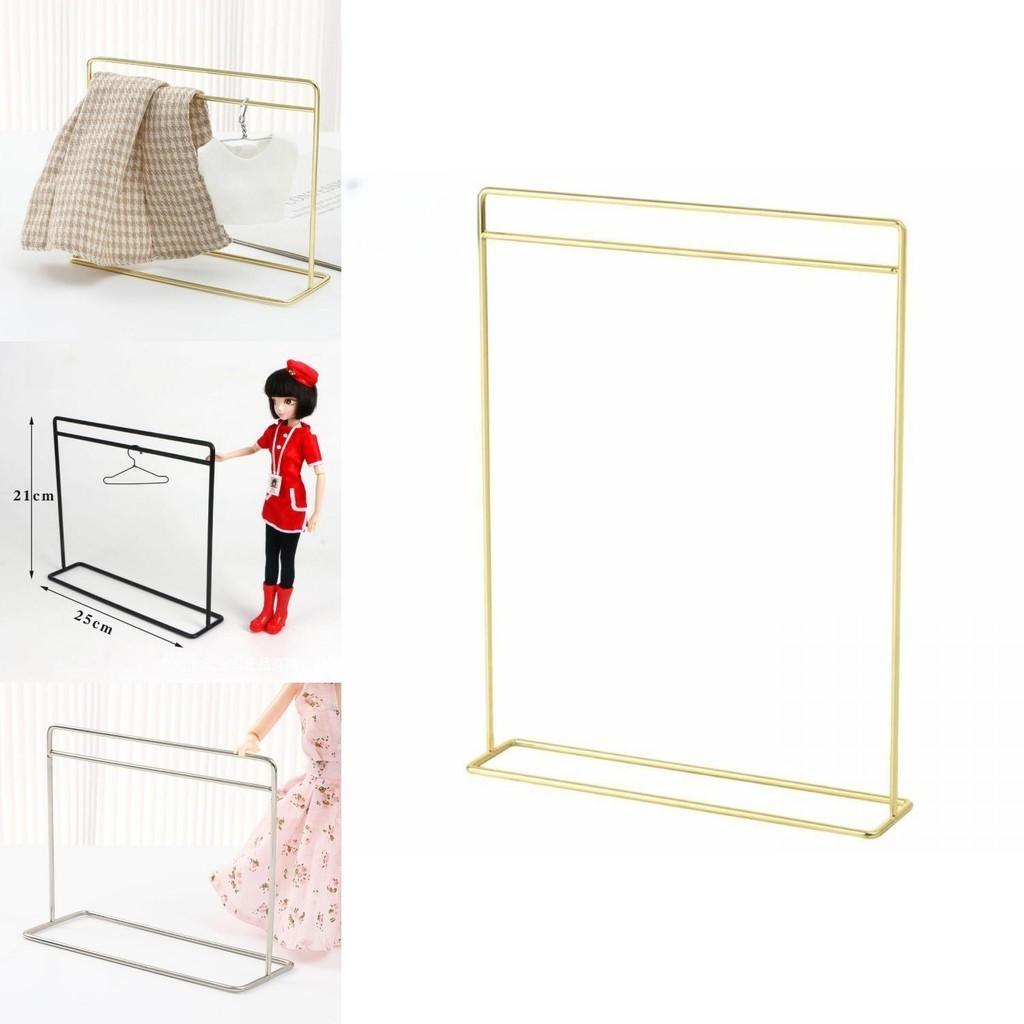 Full Size Minimalist Metal Clothes Hanger For Bjd Dolls Fashionable Toy Accessory Medium Size Gold Black Silver Rose Gold White