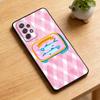 Милый Чехол для Телефона с Рисунком Рыбок Сардин Для Samsung Galaxy A73, A72, A71, A70, A52, A51 Другие Мягкий Черный Чехол