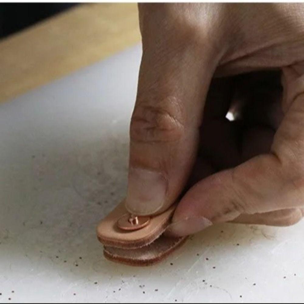 100 шт. Шпильки, постоянные гвоздики, кожаные заклепки, застежки, уздечка из чистой меди