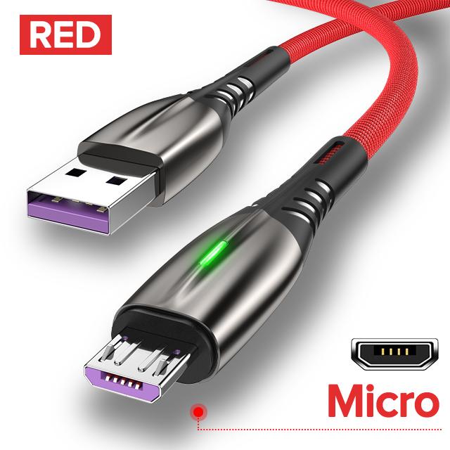 QOOVI 5A 2 м USB Type C кабель Micro USB для быстрой зарядки мобильного телефона Android зарядное устройство Type-C шнур для передачи данных для iPhone 11 Huawei P40 P30 Mate 30 Xiaomi Mi9