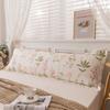 Rectangular Pillow Cover Skin-friendly Long Pillow Case Flower Couple Pillowcase  King Size Bed